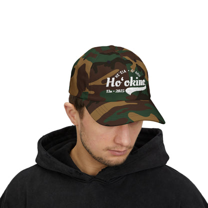 Classic Dad Cap with Vintage Hawaiian Inspiration, Relaxed Summer Vibes, Great for Father's Day, Beach Outings, Casual Style