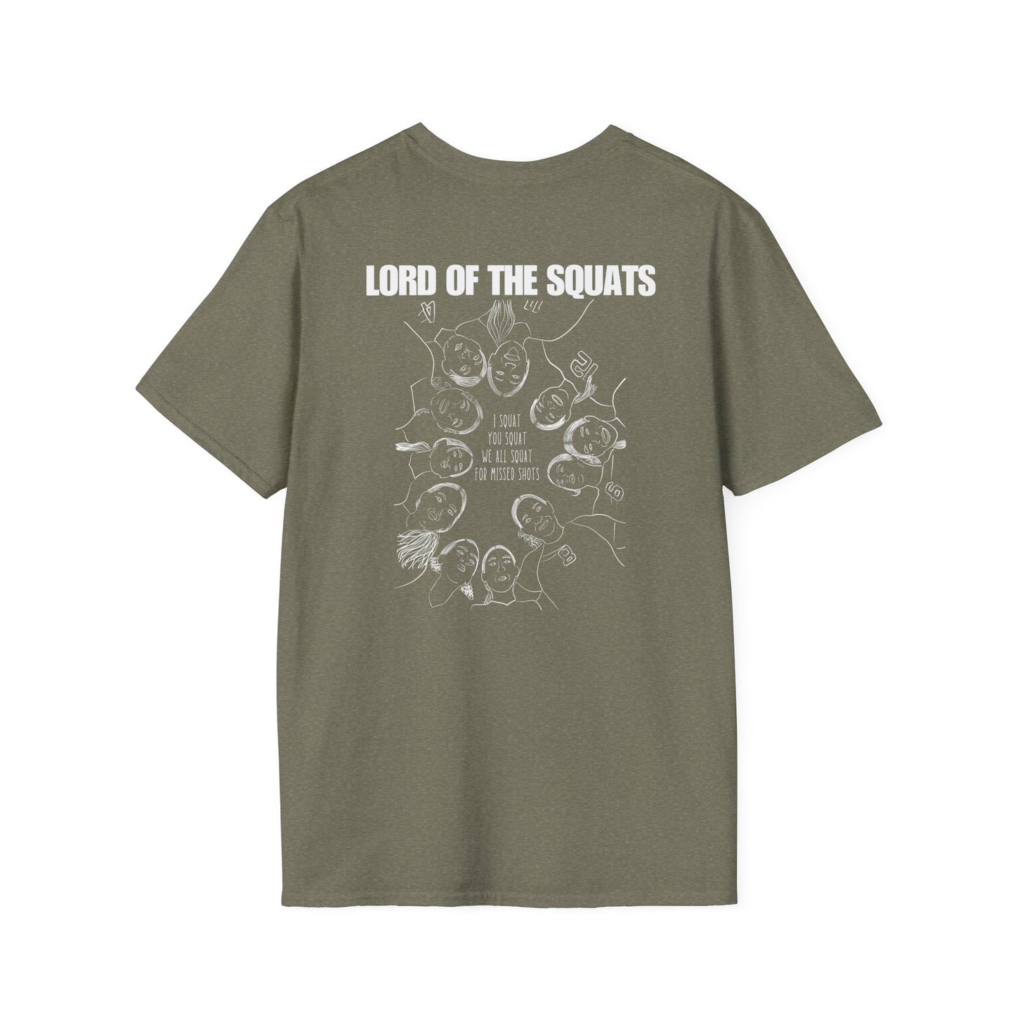 Lord of the Squats Softstyle T-Shirt | Unisex Funny Tee for Family Gatherings, Gift for Father's Day, Casual Wear, Anniversaries, Birthdays