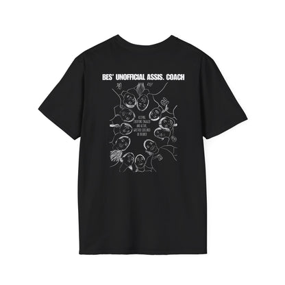 Bes Unofficial Assis Coach Softstyle T-Shirt | Unisex Funny Tee for Family Gatherings, Gift for Father's Day, Casual Wear, Anniversaries, Birthdays