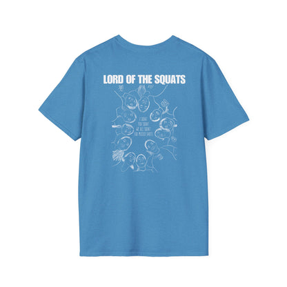 Lord of the Squats Softstyle T-Shirt | Unisex Funny Tee for Family Gatherings, Gift for Father's Day, Casual Wear, Anniversaries, Birthdays