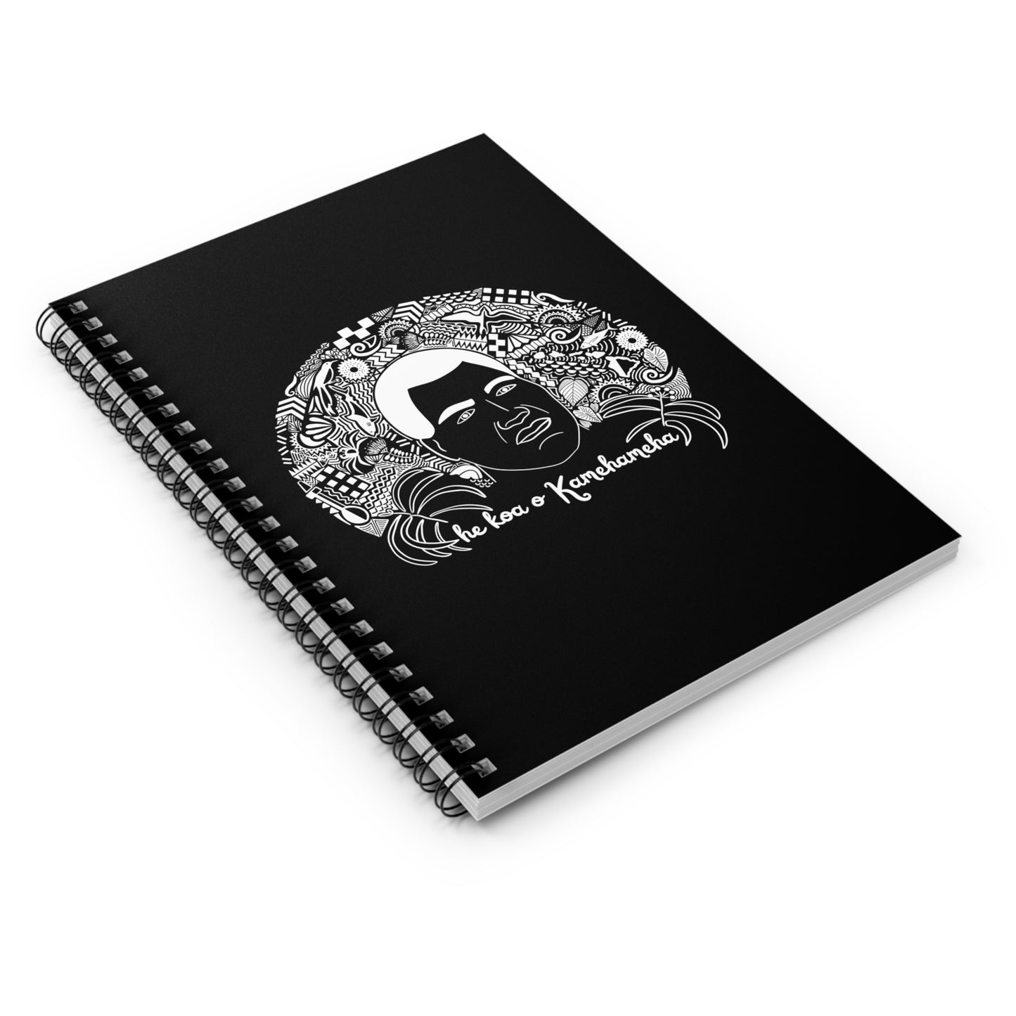 Kamehameha spiral ruled notebook