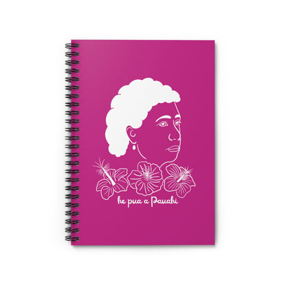 Pauahi spiral ruled notebook